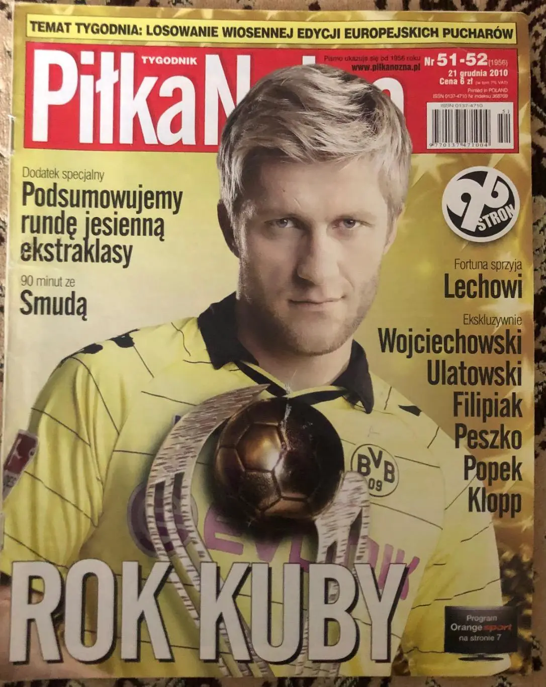 Журнал. Футбол Pilka Nozna N51-52/2010 Постер