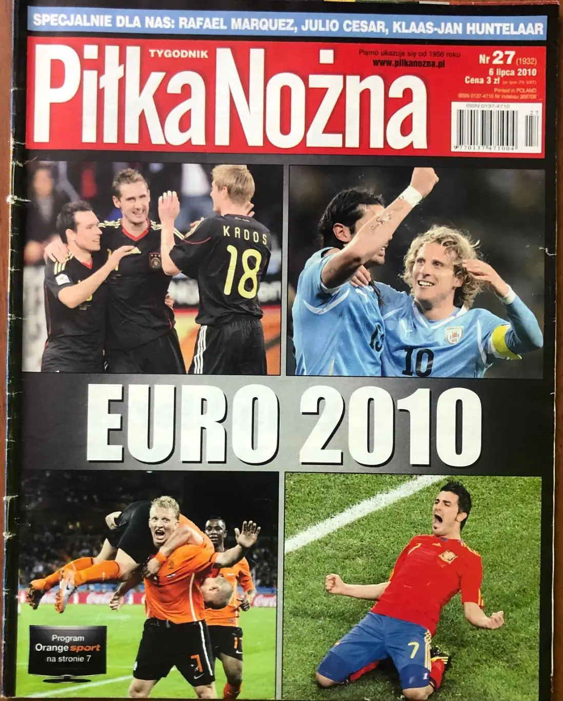 Журнал. Футбол Pilka Nozna N27/2010 Постер Роналдо