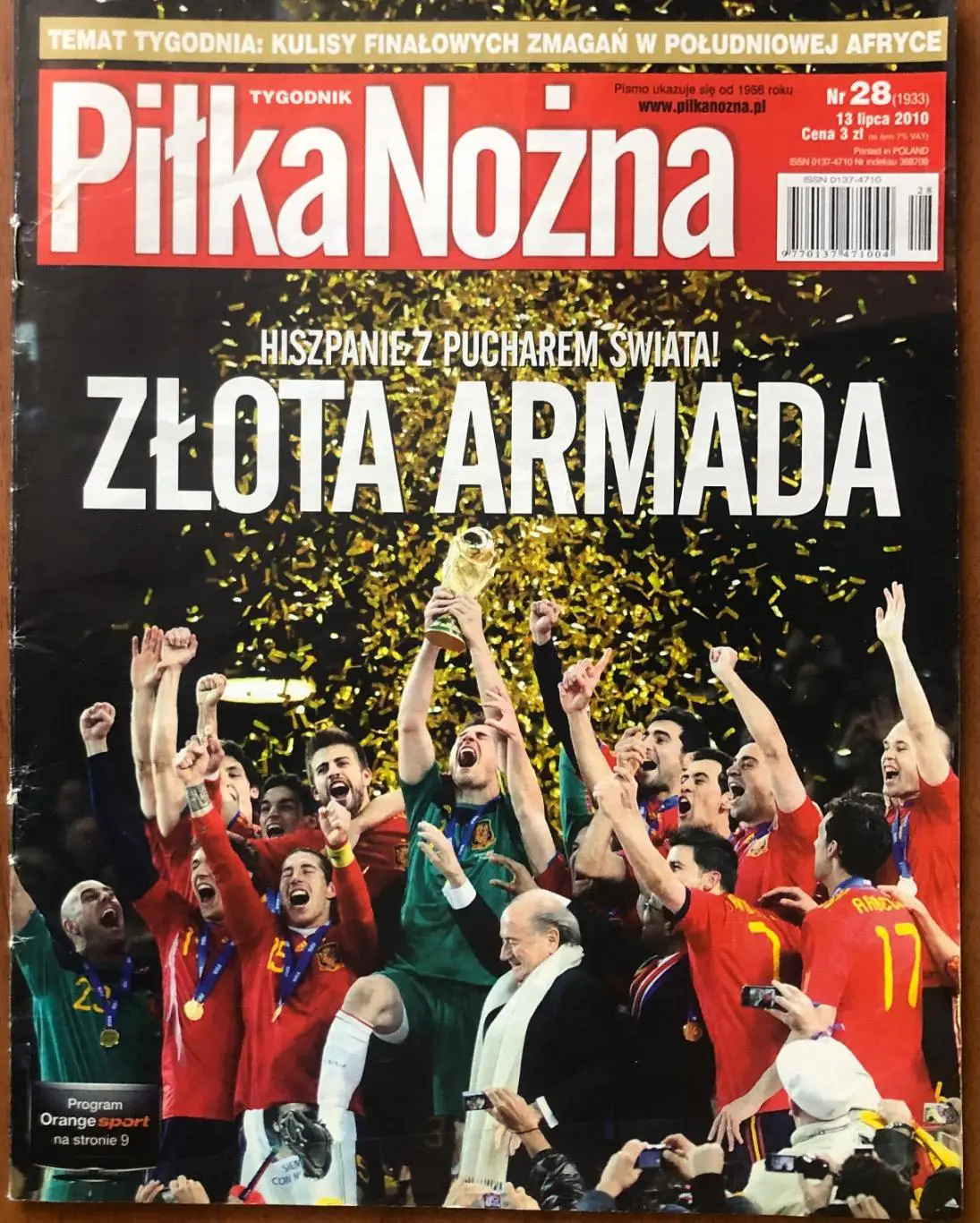 Журнал. Футбол Pilka Nozna N28/2010 Постер Іспанія