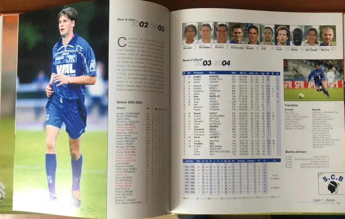 Футбол.Книга-фотоальбом.Ліга 1.Чемпіонат Франції 2003-2004 2
