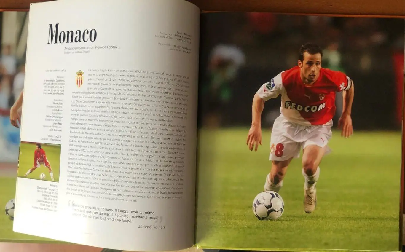 Футбол.Книга-фотоальбом.Ліга 1.Чемпіонат Франції 2003-2004 6