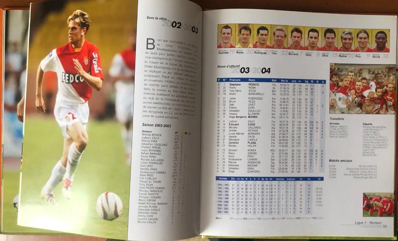 Футбол.Книга-фотоальбом.Ліга 1.Чемпіонат Франції 2003-2004 7