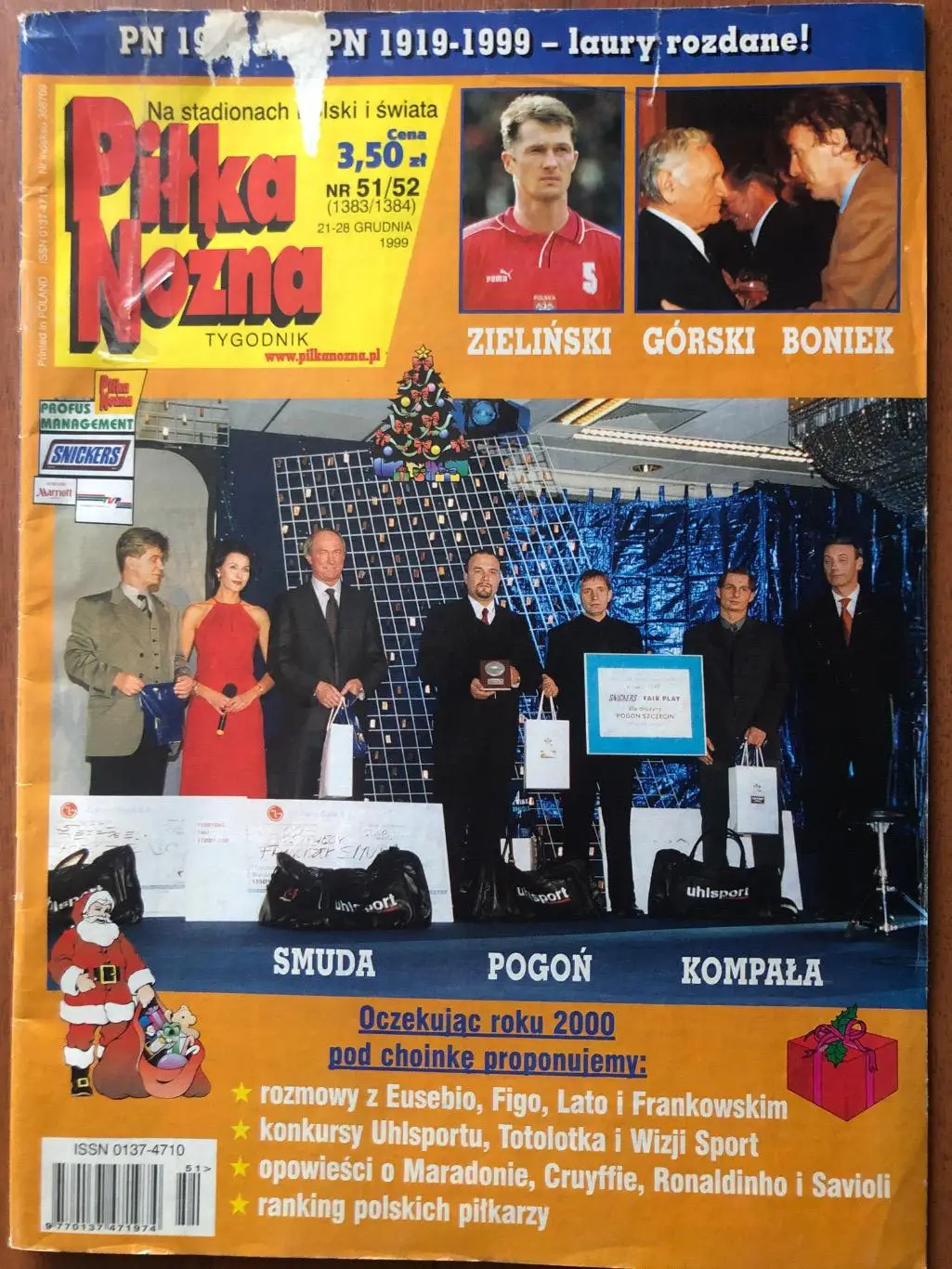 Журнал. Футбол Pilka Nozna N51-52/1999 Постери