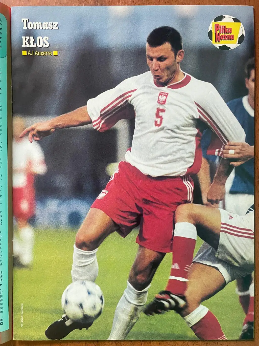 Журнал. Футбол Pilka Nozna N35/1999 Постер Клос,Тшецяк. 2