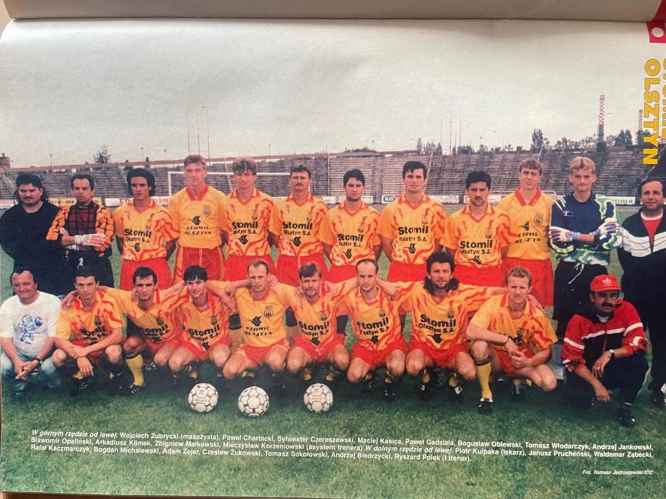 Журнал. Футбол Pilka Nozna Спецвидання Ліга Польська N1/1995 Постери. 4