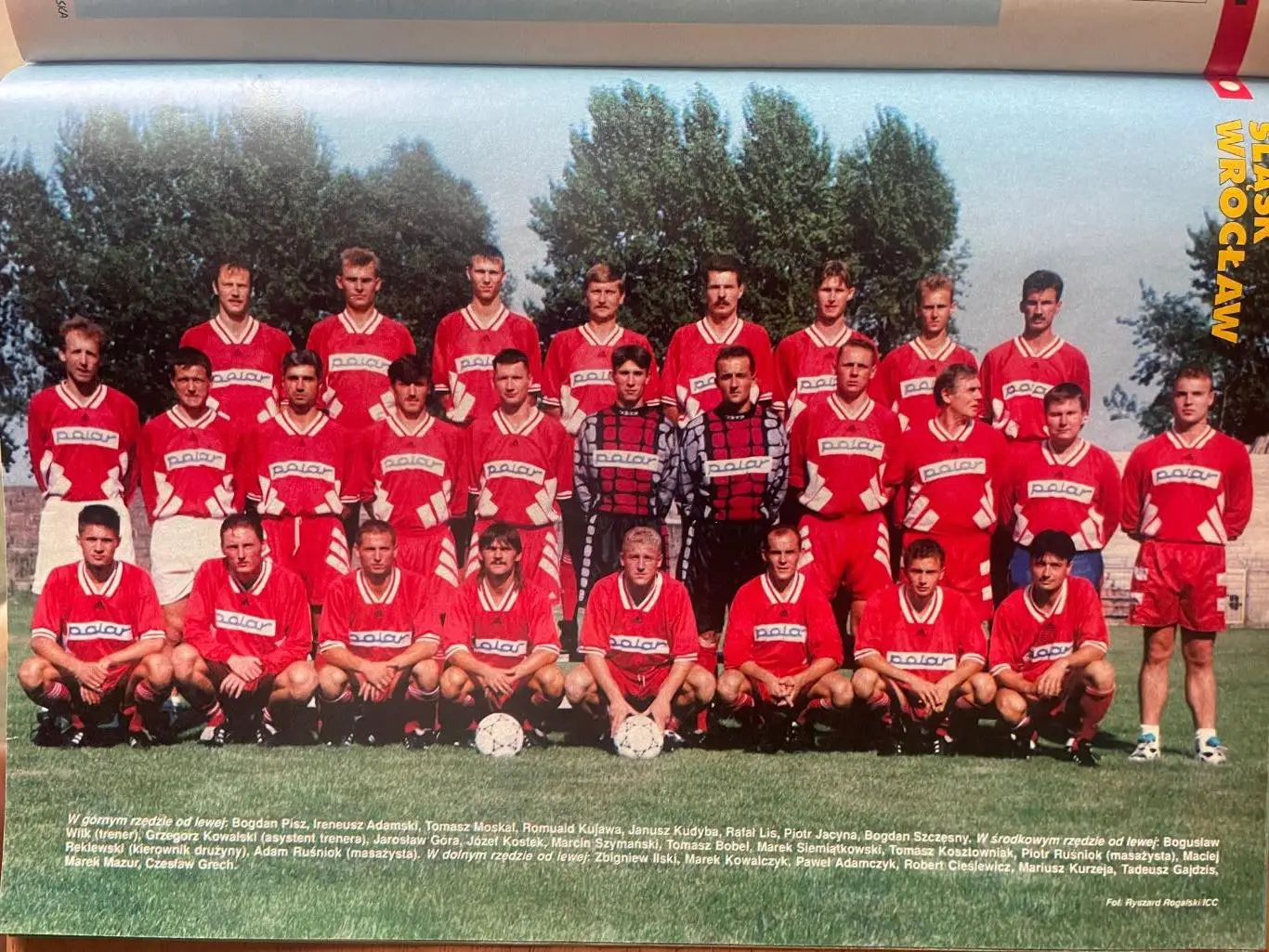 Журнал. Футбол Pilka Nozna Спецвидання Ліга Польська N1/1995 Постери. 5