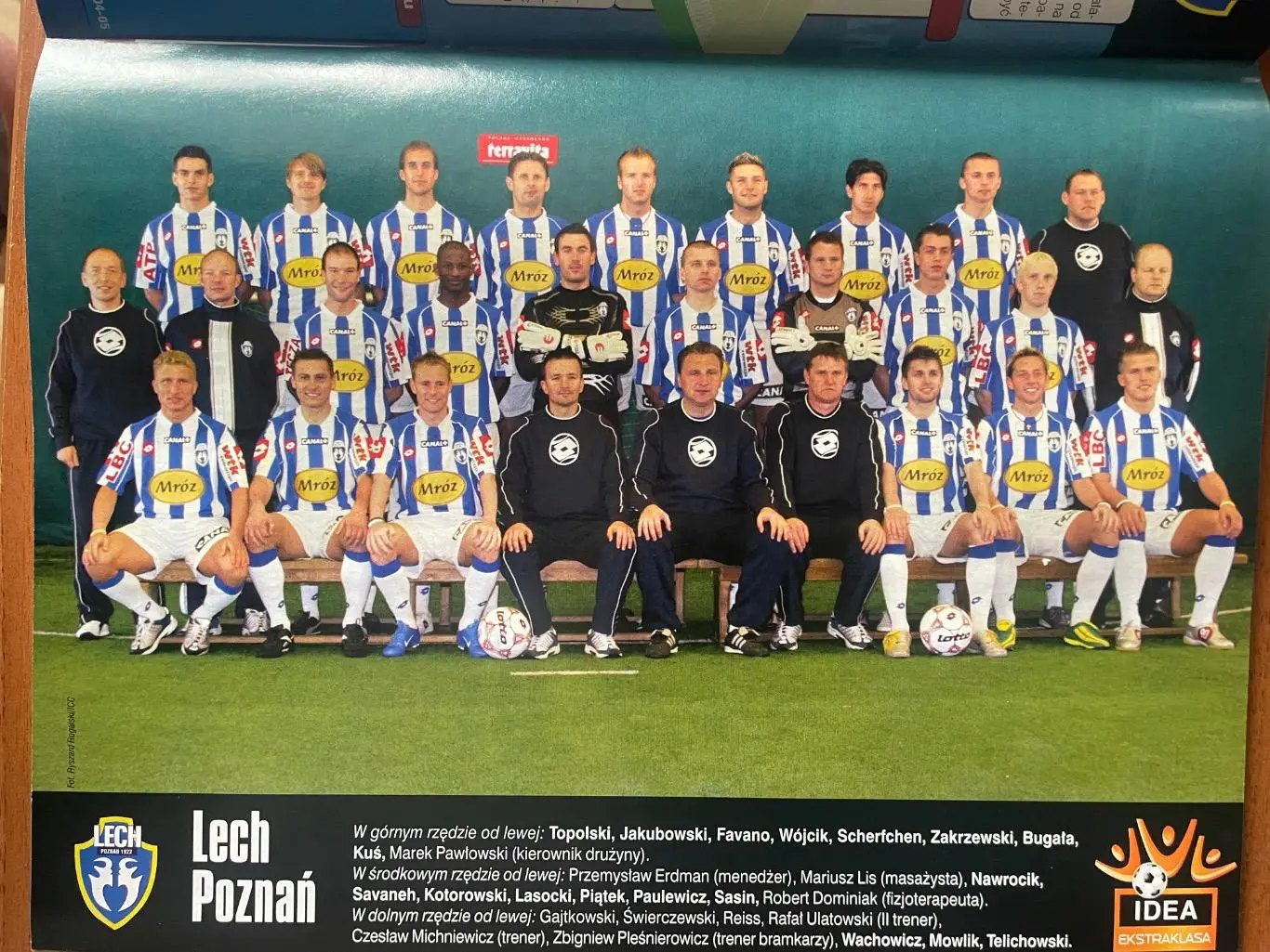 Журнал. Футбол Pilka Nozna Спецвидання Ліга Польська N1/2005 Постери. 5