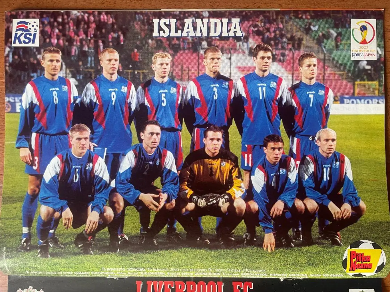 Журнал. Футбол Pilka Nozna N48/ 2000.Постер Ліверпуль,Ісландія,Погонь,Хайто. 2