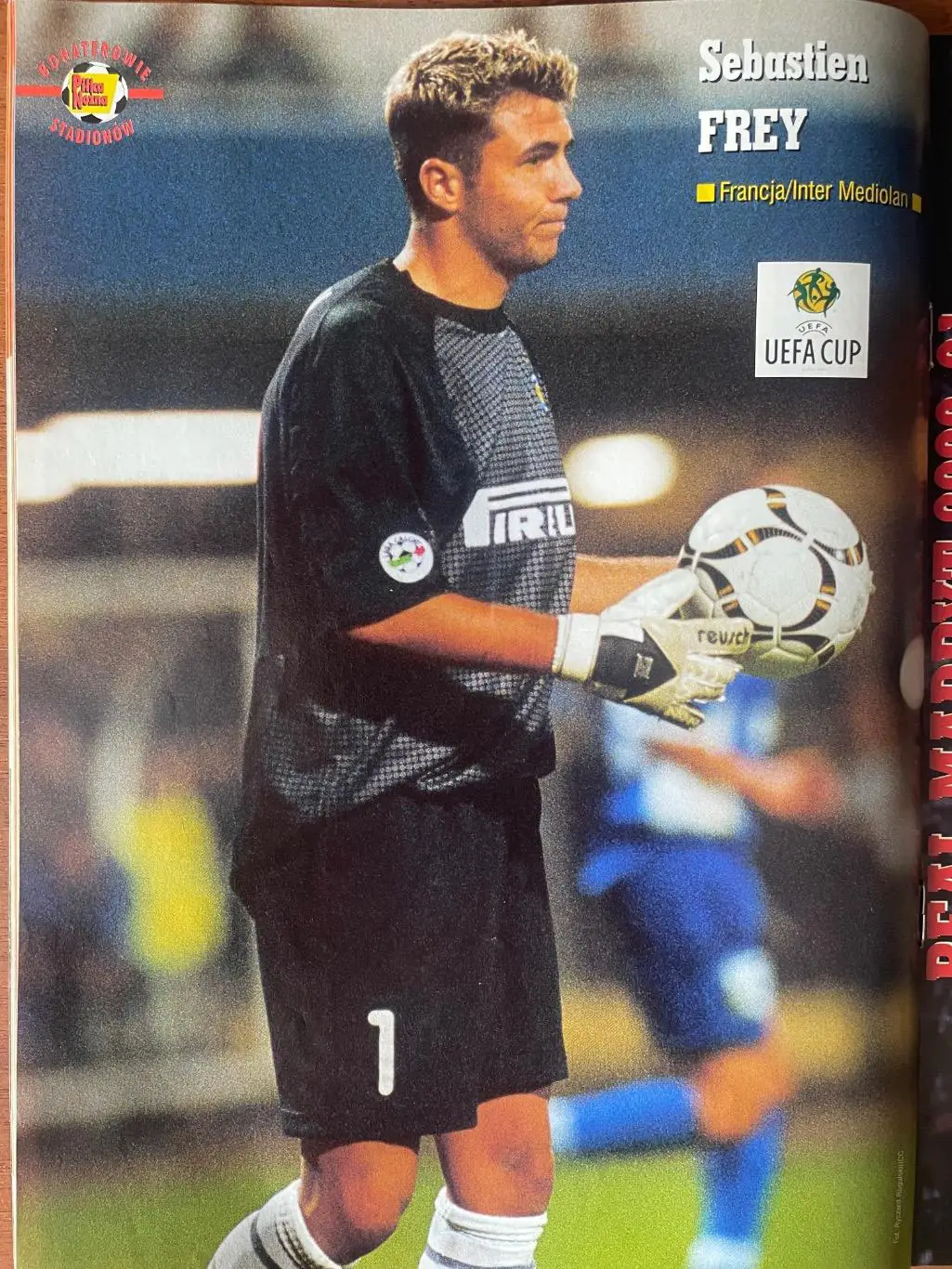 Журнал. Футбол Pilka Nozna N39/ 2000.Постер Реал,Фрей,Шолль,Клімек. 2