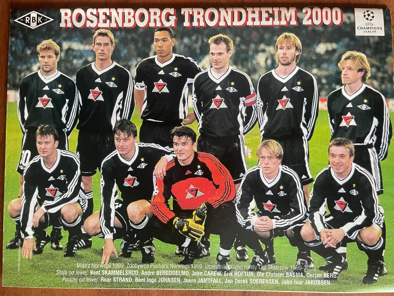 Журнал. Футбол Pilka Nozna N4/ 2000.Постер Русенборг,Глазго Рейндж.,Югославія. 1