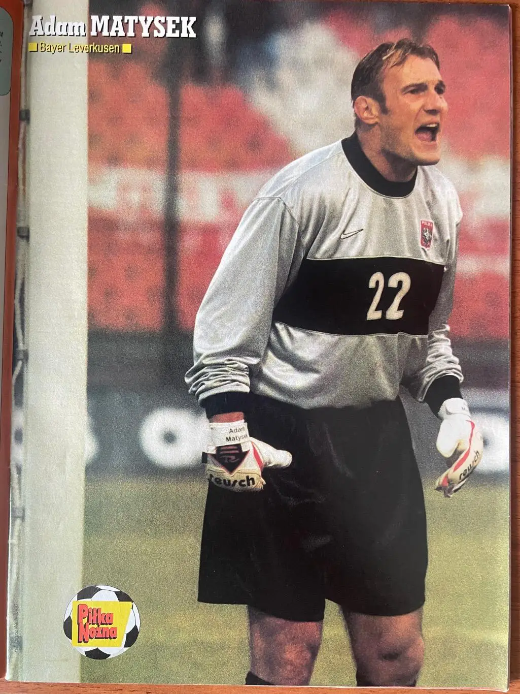 Журнал. Футбол Pilka Nozna N12/1999 Постер Англія,Польща,Швеція,Бекхем. 1