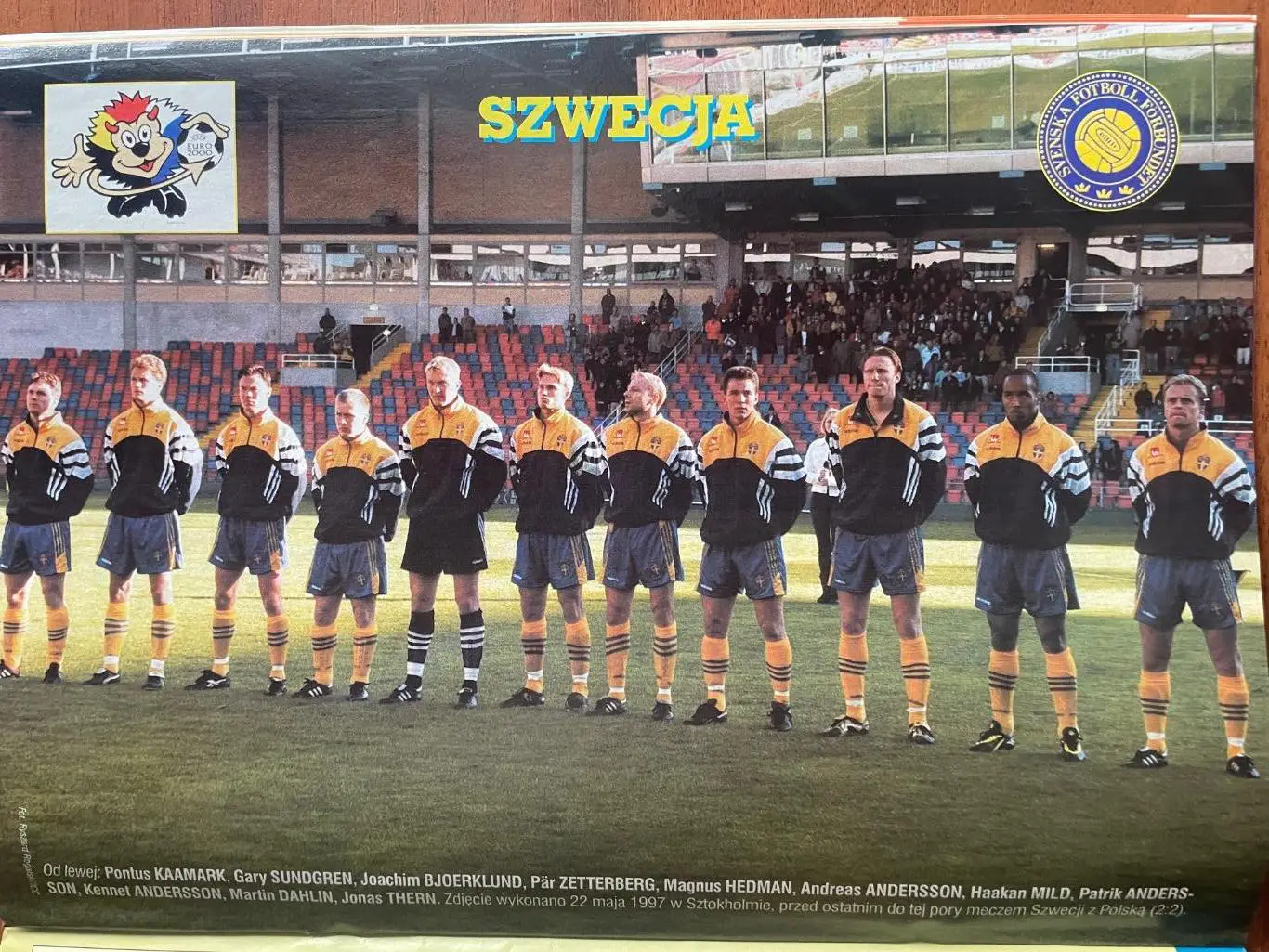 Журнал. Футбол Pilka Nozna N12/1999 Постер Англія,Польща,Швеція,Бекхем. 4