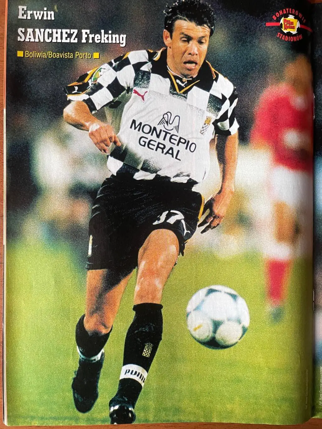 Журнал. Футбол Pilka Nozna N14/2001.Постер Польща,Луіс Енріке,Санчес. 3