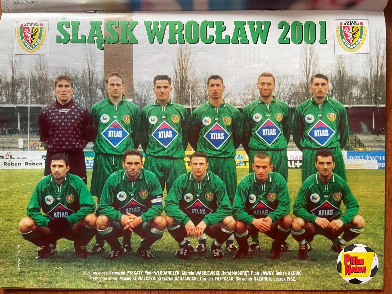 Журнал. Футбол Pilka Nozna N15/2001.Постер Сімеоне,.Матисек,Сласк 1