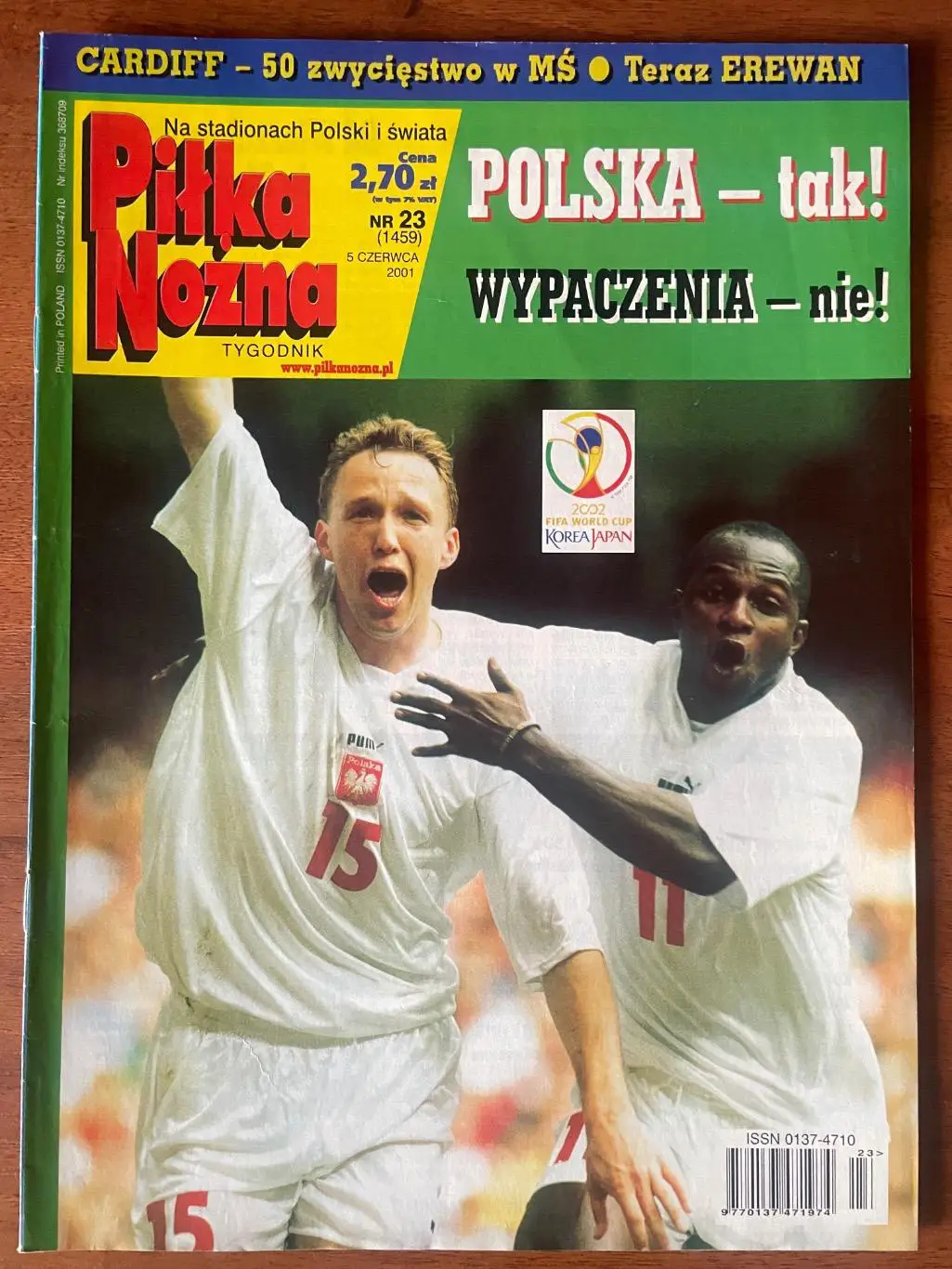 Журнал. Футбол Pilka Nozna N22/2001.Постер Баварія.