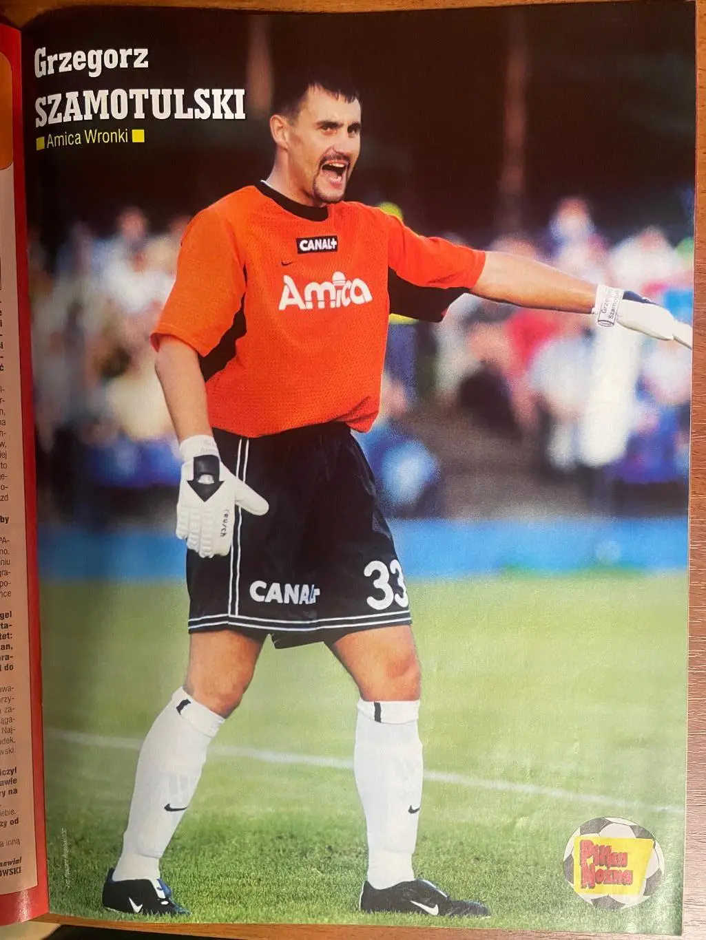 Журнал. Футбол Pilka Nozna N48/2001.Постер Камерун,Мбома. 3