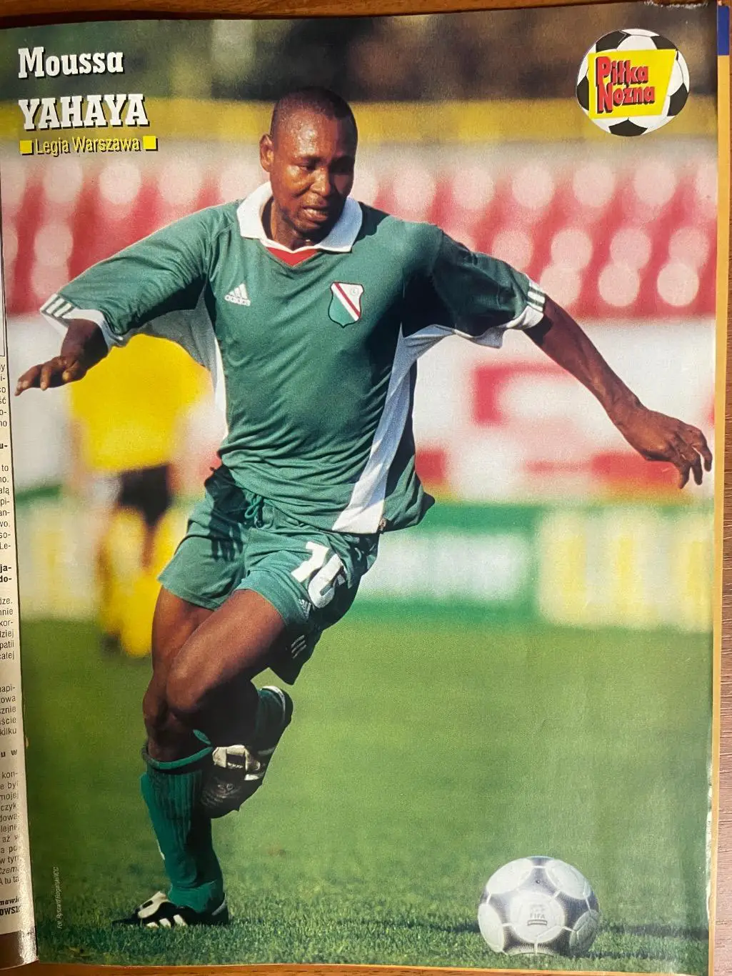 Журнал. Футбол Pilka Nozna N47/2001.Постер Спарта. 2