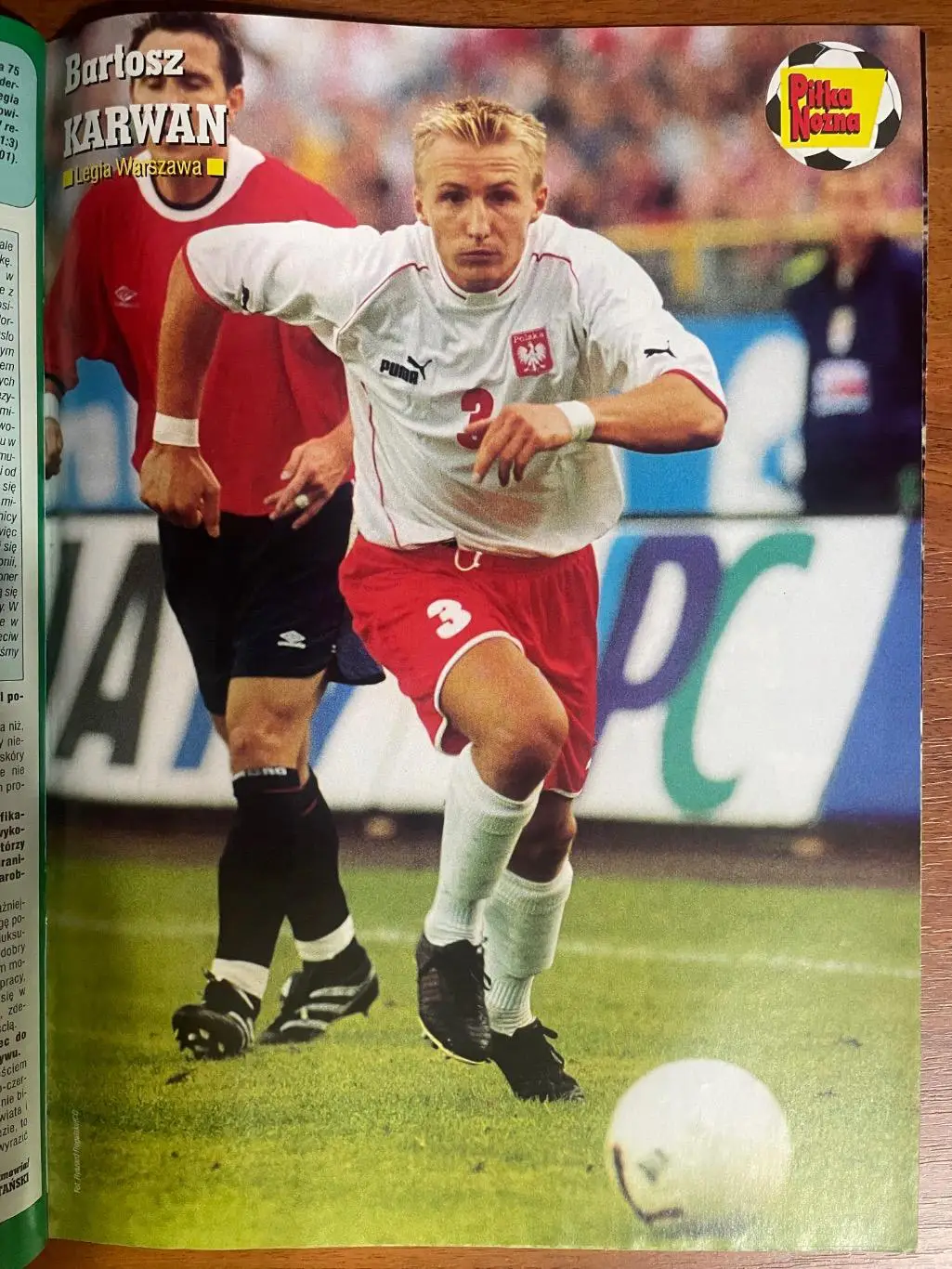 Журнал. Футбол Pilka Nozna N41/2001.Постер Рейнджерс. 2