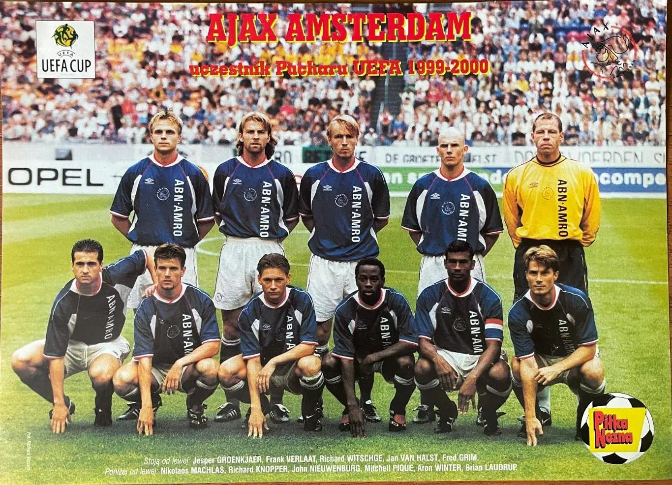 Постер з журнала Pilka Nozna Аякс