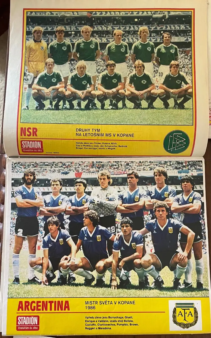 Футбол. Стадіон /Stadion. Журнали за 1986 рік. 1