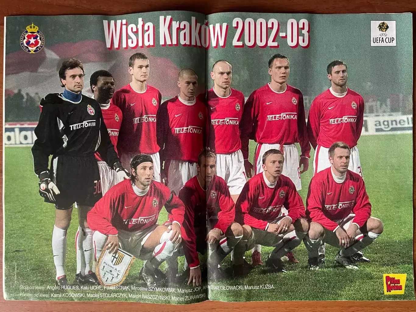 Журнал. Футбол Pilka Nozna N48/ 2002.Постер Вісла,Журав. 1