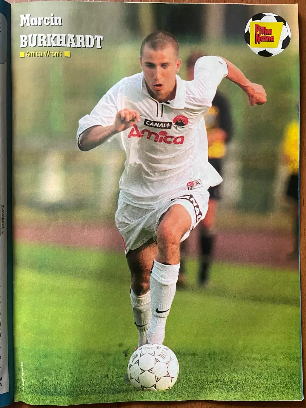 Журнал. Футбол Pilka Nozna N41/ 2002.Постер Швеція,Бурхард. 2