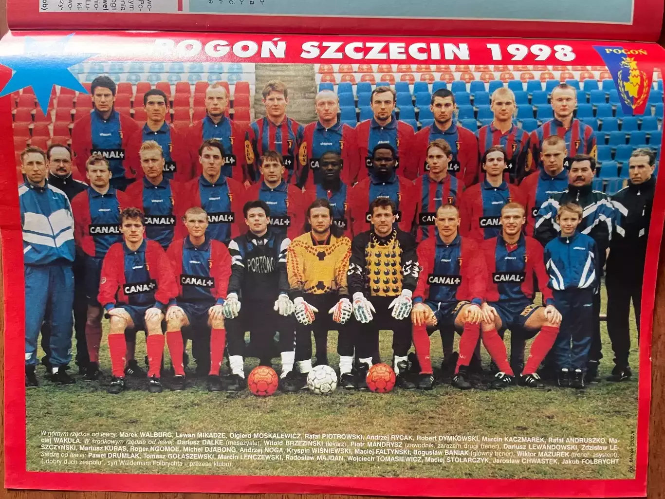 Журнал. Футбол Pilka Nozna N10/ 1998.Постер Реал,Погонь,Хелмер. 1