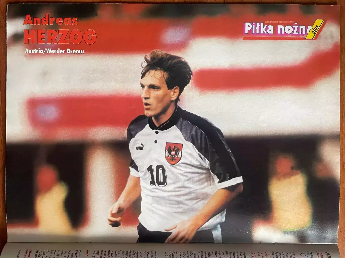 Журнал. Футбол Pilka Nozna Plus N4/ 1998.Постер Лаудруп,Херцог,Салас... 2