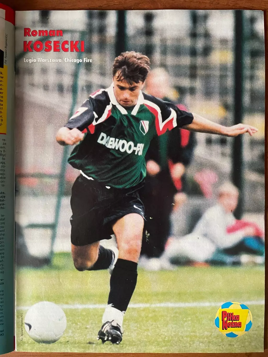 Журнал. Футбол Pilka Nozna N11/ 1998.Постер Бабангіда,Віаллі,Полонія.. 5