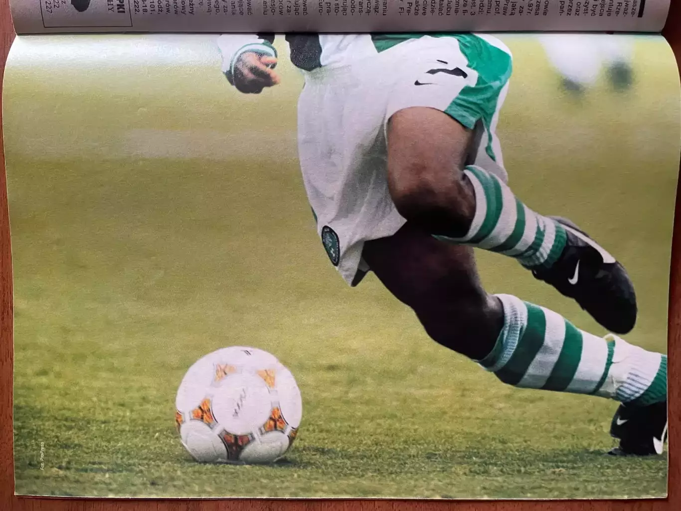 Журнал. Футбол Pilka Nozna N11/ 1998.Постер Бабангіда,Віаллі,Полонія.. 3