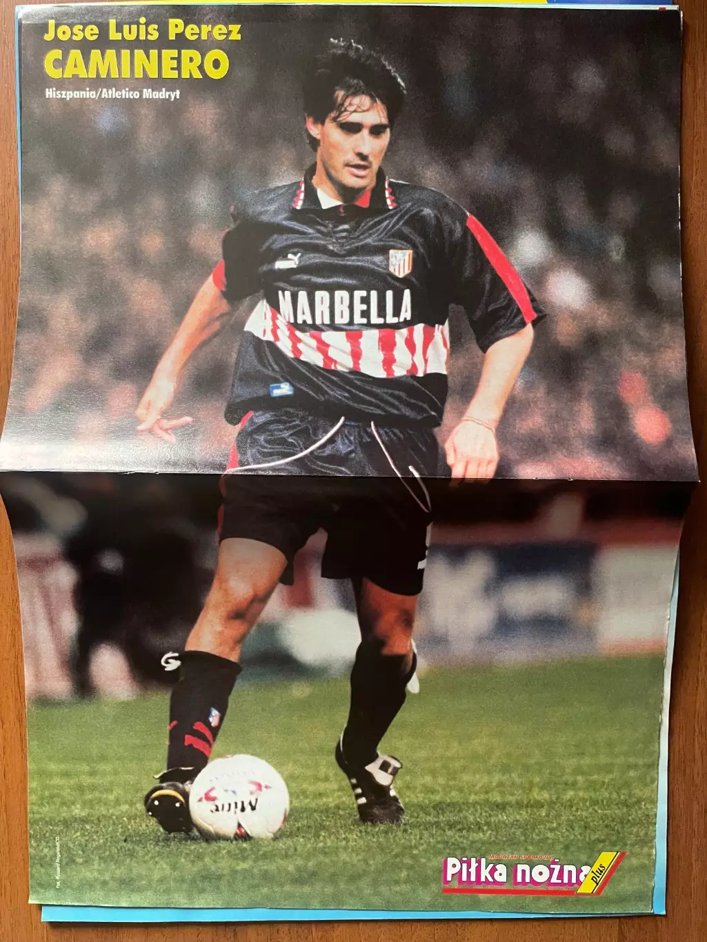 Журнал. Футбол Pilka Nozna Plus N5/ 1998.Постер Бразилія,Роналдо,Бекхем,Камінеро 4