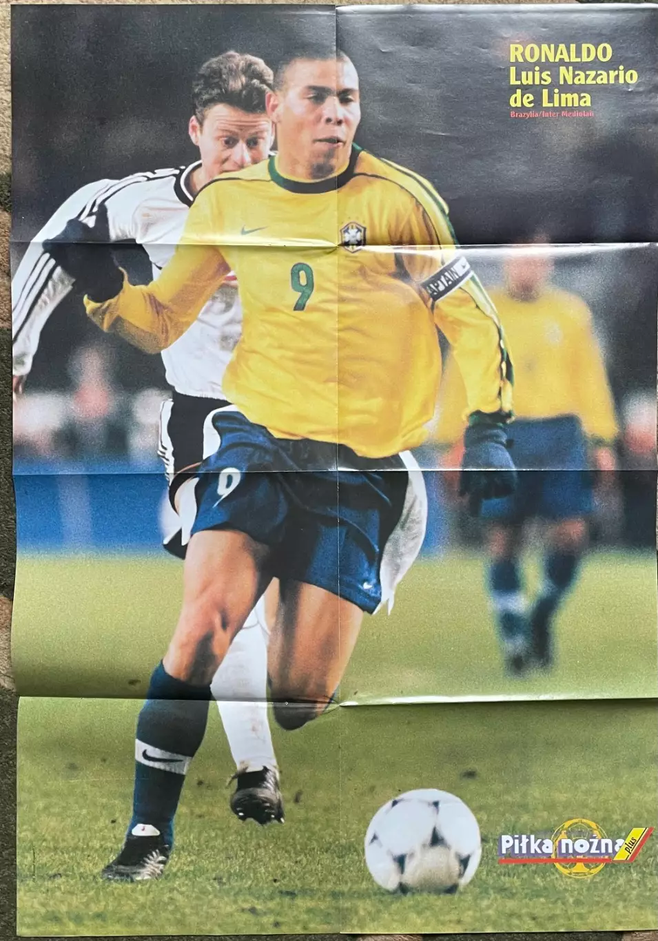 Журнал. Футбол Pilka Nozna Plus N5/ 1998.Постер Бразилія,Роналдо,Бекхем,Камінеро 2