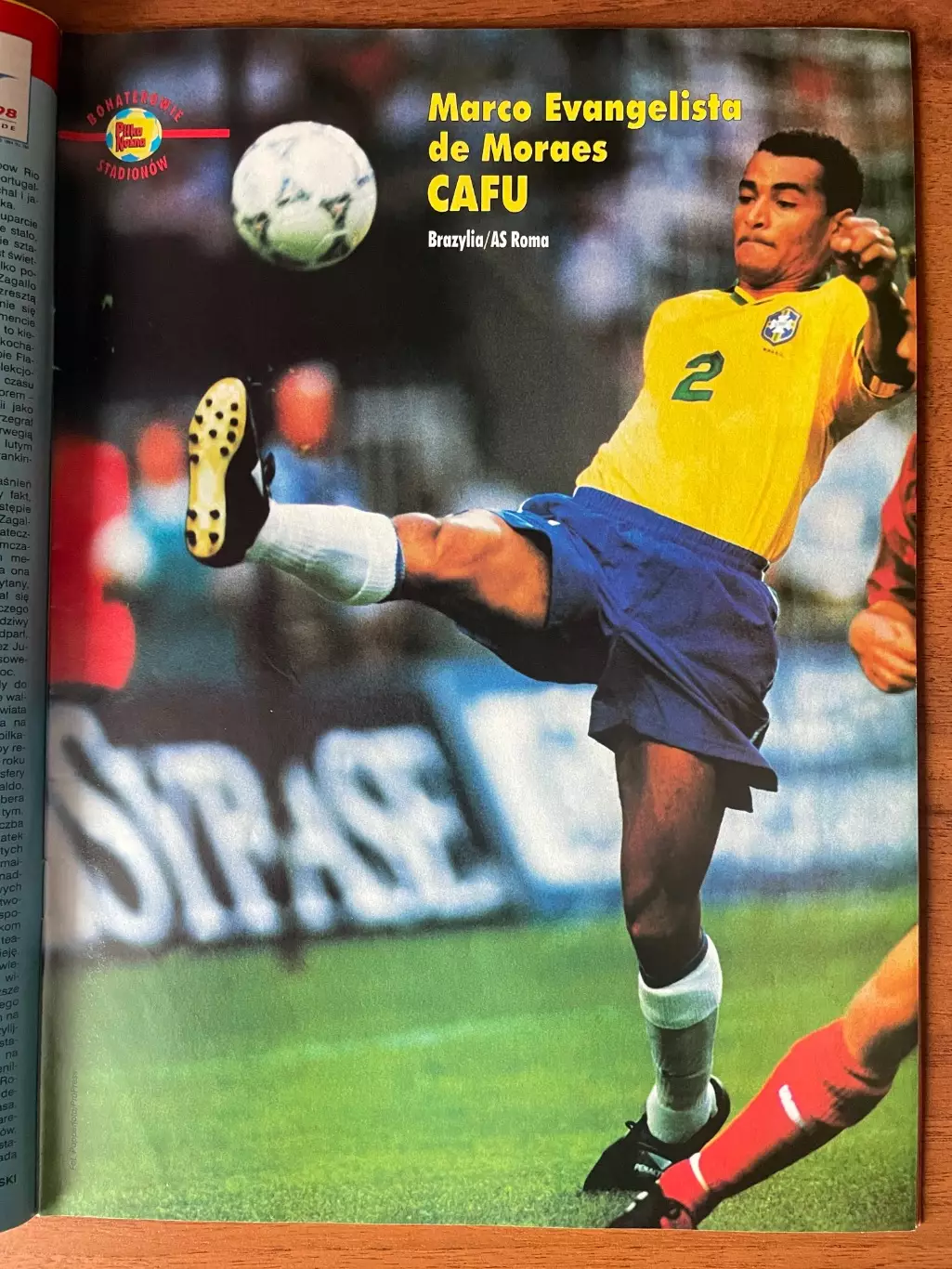 Журнал. Футбол Pilka Nozna N13/ 1998.Постер Атлетіко,Монако,Фло,Кафу. 5