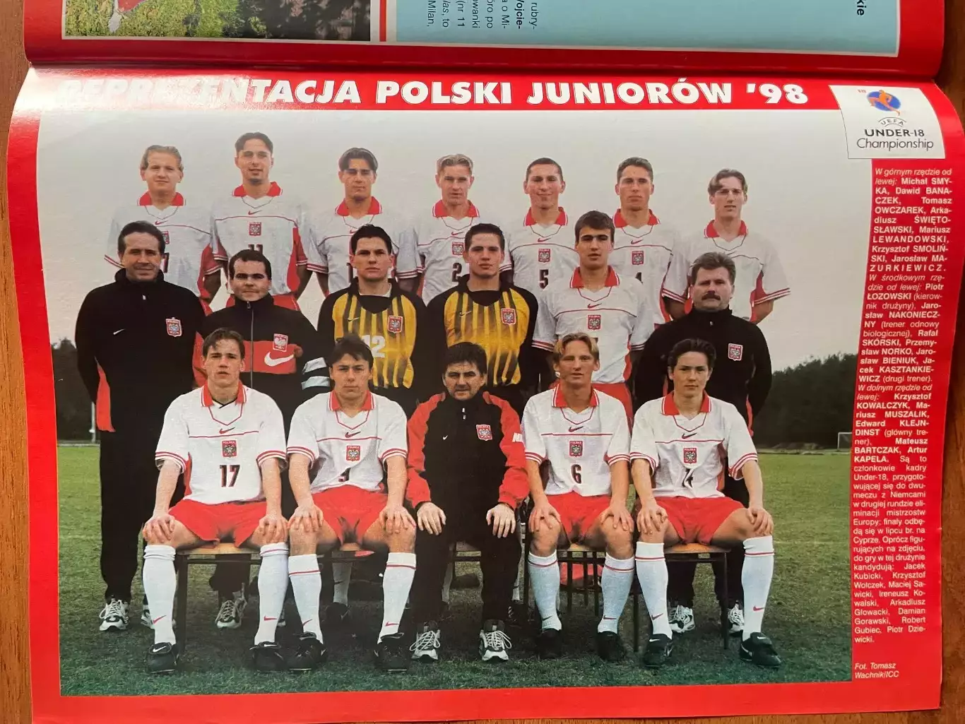 Журнал. Футбол Pilka Nozna N13/ 1998.Постер Атлетіко,Монако,Фло,Кафу. 7