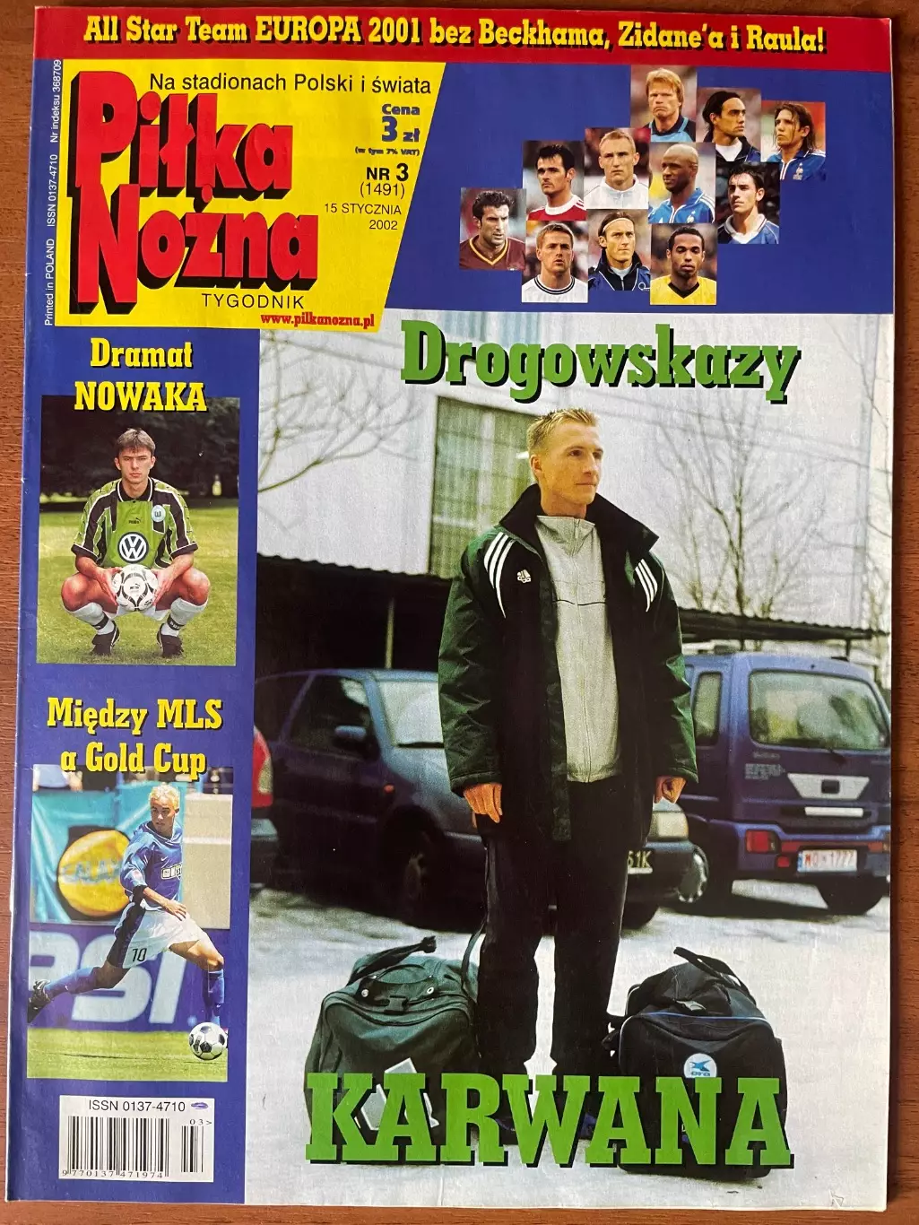 Журнал. Футбол Pilka Nozna N3/ 2002.Постер США,Жевлаков.