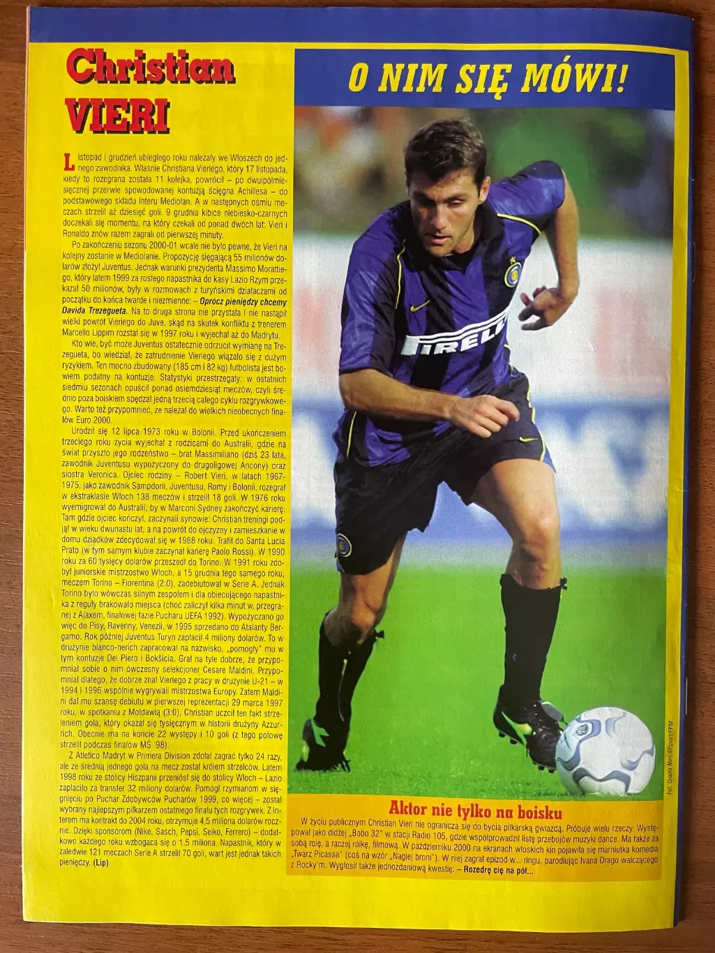 Журнал. Футбол Pilka Nozna N3/ 2002.Постер США,Жевлаков. 3