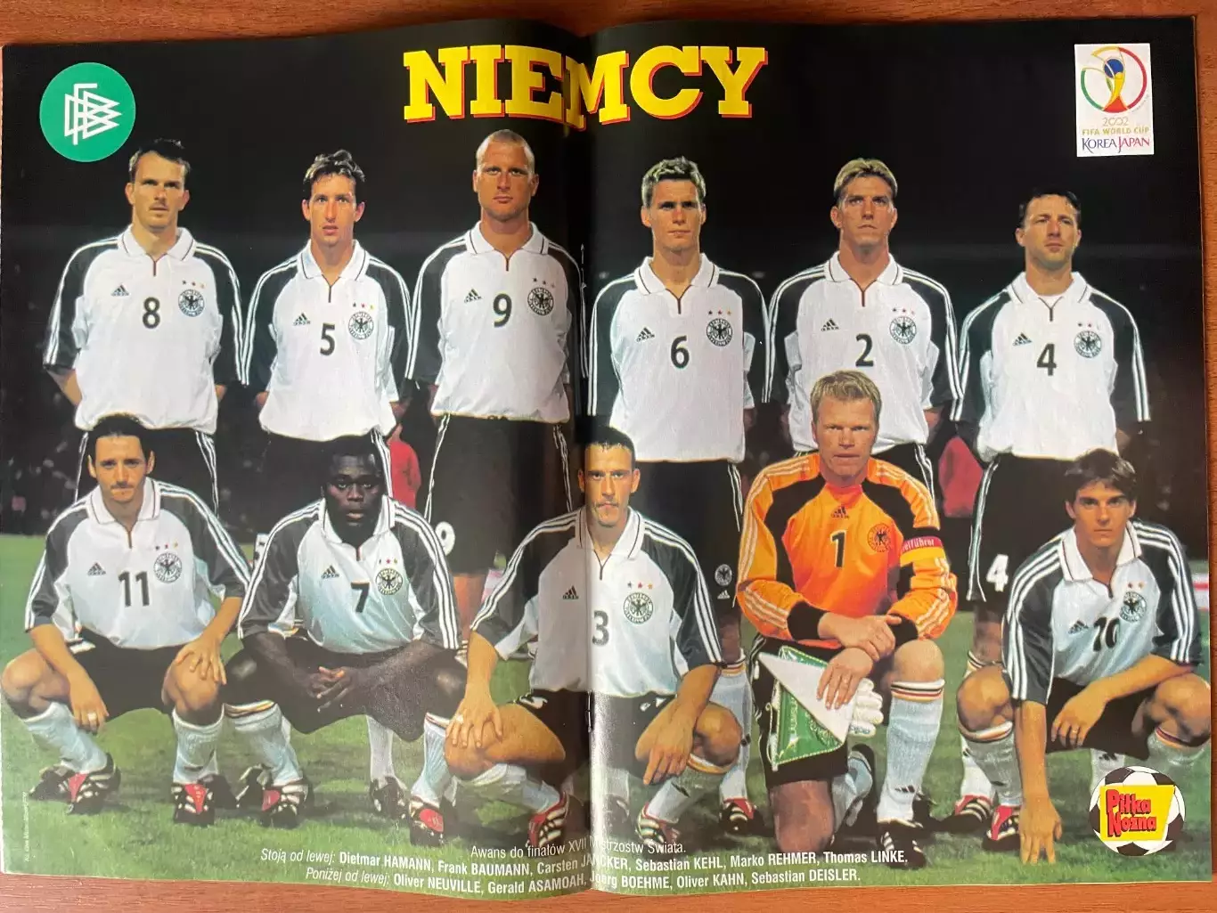 Журнал. Футбол Pilka Nozna N2/ 2002.Постер Німеччина. 1