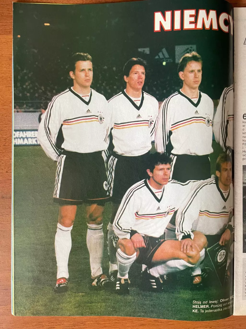 Журнал. Футбол Pilka Nozna N15/ 1998.Постер Німеччина,Лаудруп,Зідан. 2