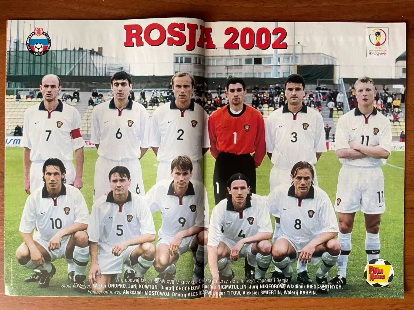 Журнал. Футбол Pilka Nozna N18/ 2002.Постер Журавскі 1