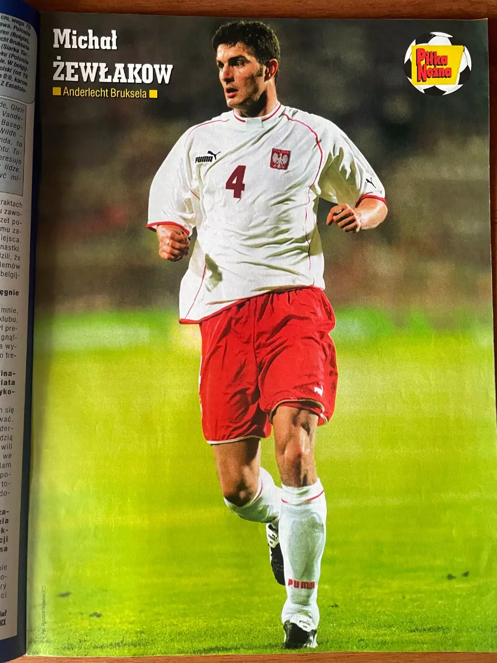 Журнал. Футбол Pilka Nozna N35/ 2002.Постер Англія 3