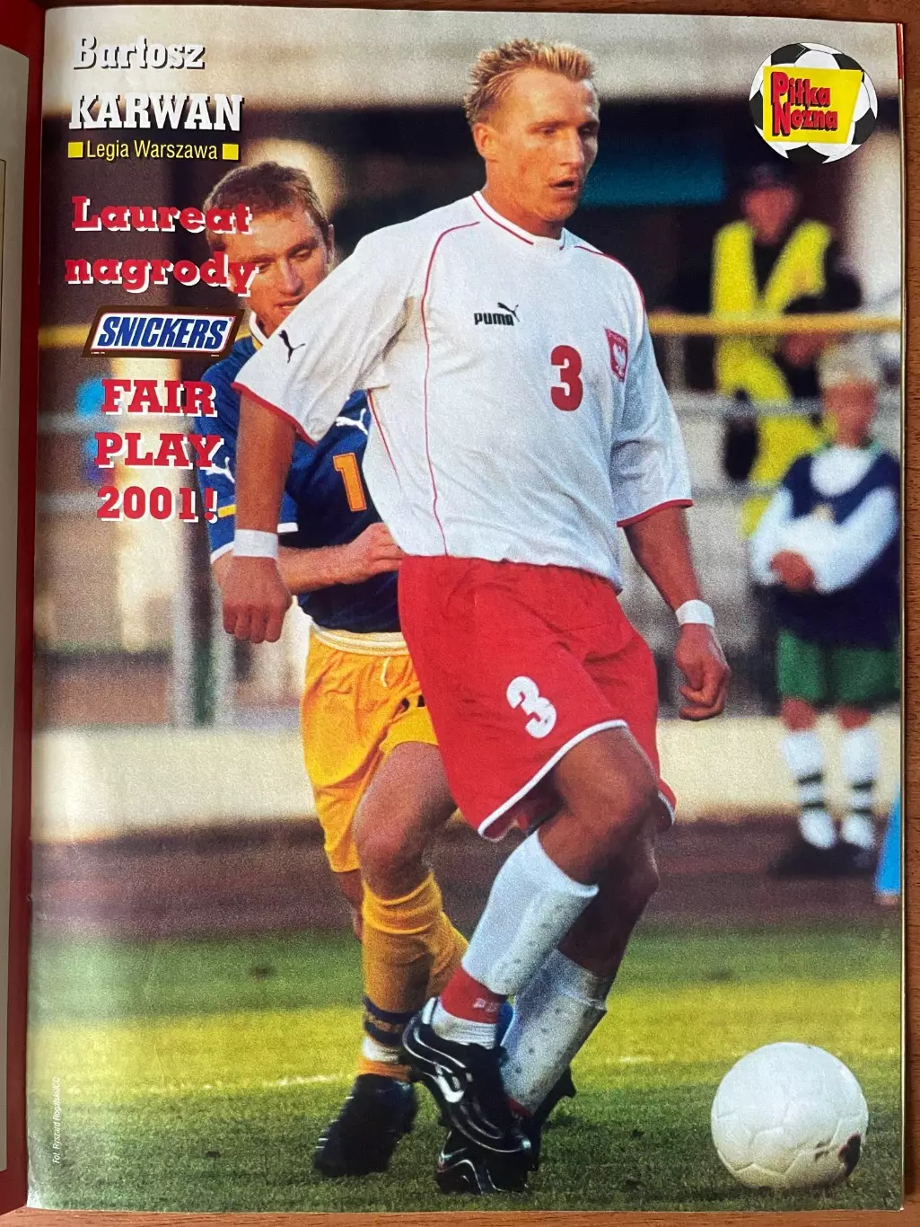 Журнал. Футбол Pilka Nozna N1/ 2002.Постер Португалія 2