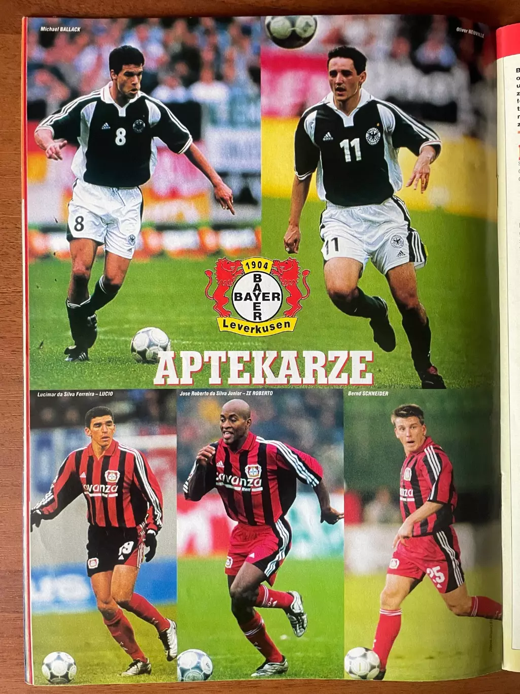 Журнал. Футбол Pilka Nozna N1/ 2002.Постер Португалія 3