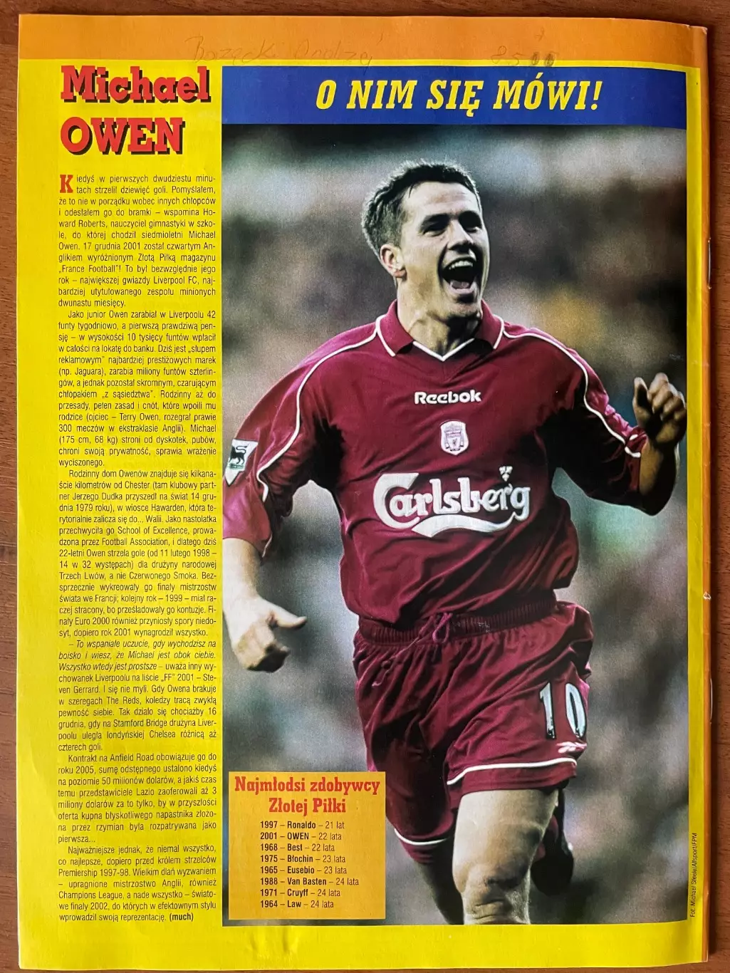 Журнал. Футбол Pilka Nozna N1/ 2002.Постер Португалія 4