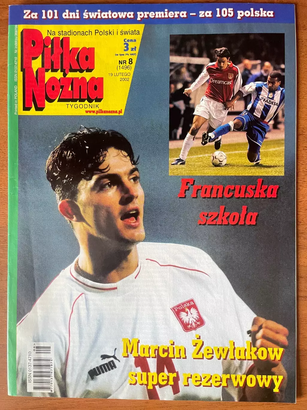 Журнал. Футбол Pilka Nozna N8/ 2002.