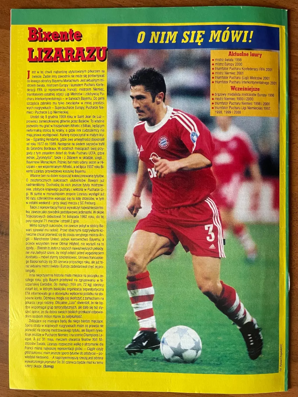 Журнал. Футбол Pilka Nozna N8/ 2002. 1