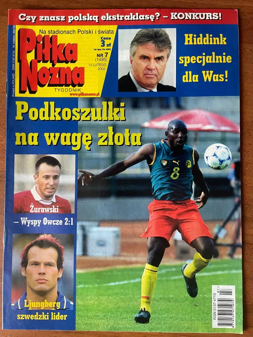 Журнал. Футбол Pilka Nozna N7/ 2002.