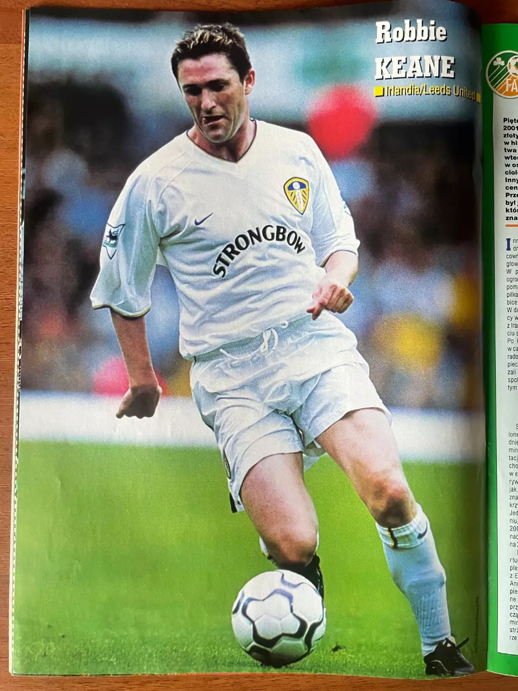 Журнал. Футбол Pilka Nozna N4/ 2002.Постер Ірландія,Кін 2