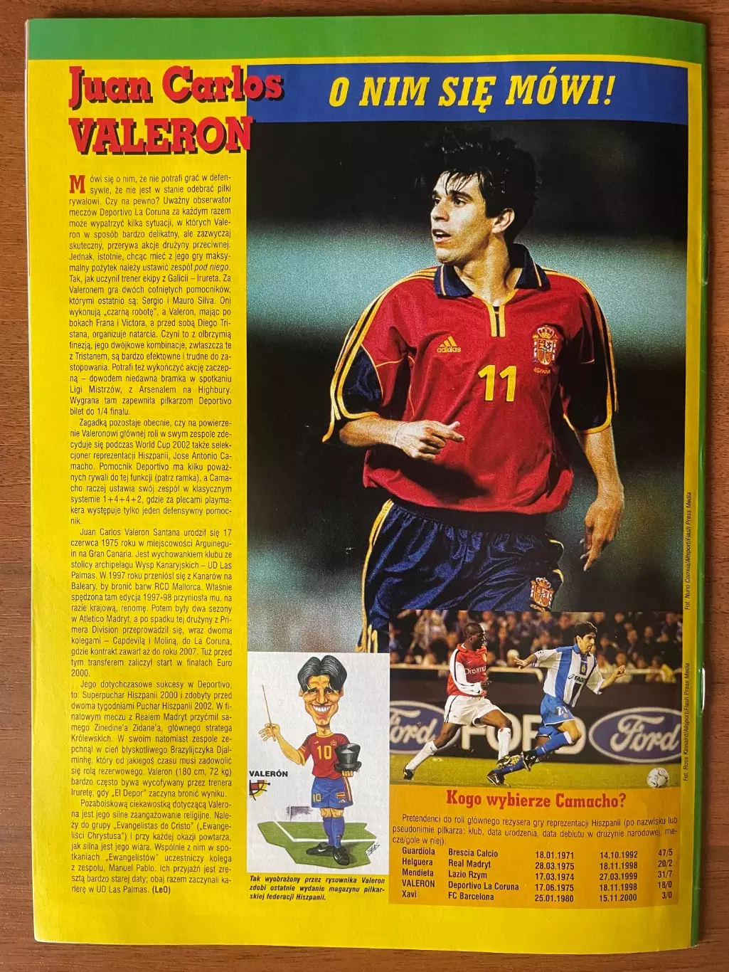 Журнал. Футбол Pilka Nozna N12/ 2002.Постер Японія 2