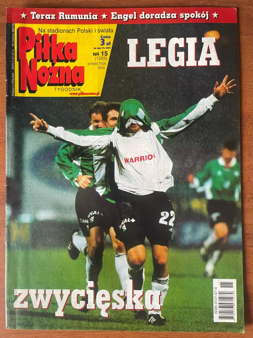 Журнал. Футбол Pilka Nozna N15/ 2002.Постер Аргентина