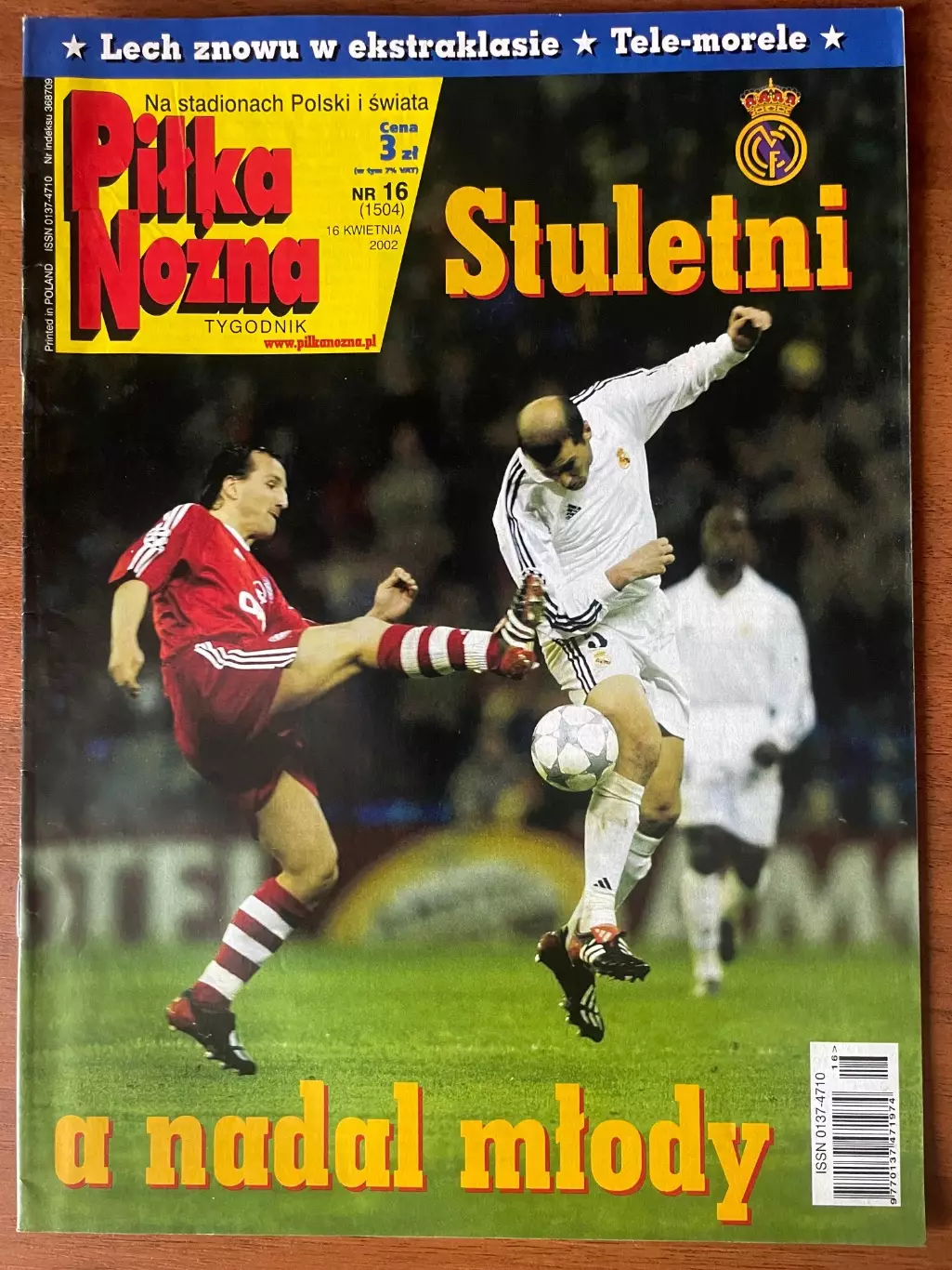 Журнал. Футбол Pilka Nozna N16/ 2002.Постер Хорватія